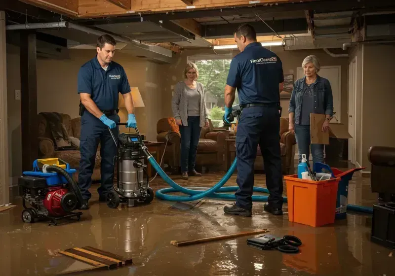 Basement Water Extraction and Removal Techniques process in Clermont, IN